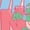 LIGHT PINK, variant on Teenage Mutant Ninja Turtles - Group Photo Girls' Short Sleeve Boxy Graphic T-Shirt