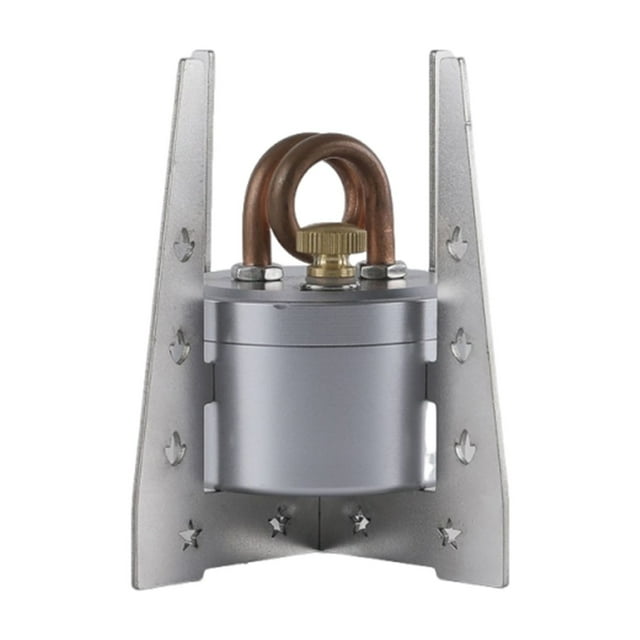 fastboy Réchaud à Cartes Coupe-Vent Mini Brûleur pour Cuisine Extérieure Facile à Transporter Argent 203+support