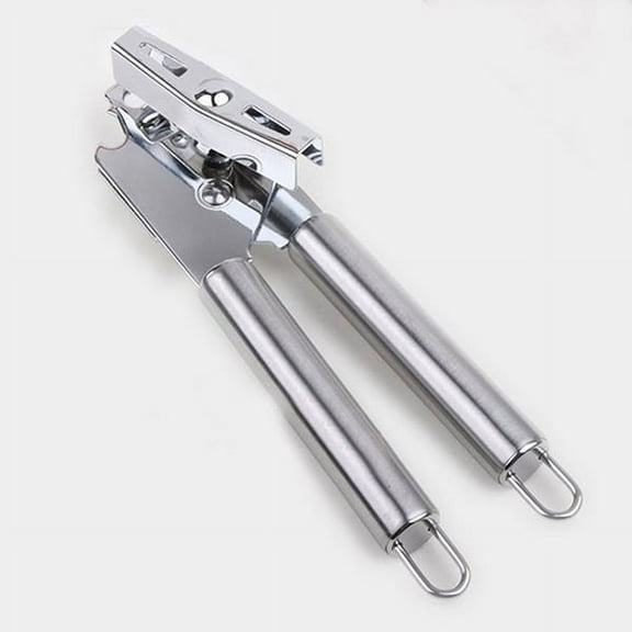 WHAMVOX Stainless Steel Can Opener for Efficient Bottle Opening Lightweight Portable Silver 10.5 Inch
