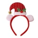 thumbnail image 1 of Billuyoard Diademas de Navidad Accesorios para el cabello de Papá Noel Accesorios de rendimiento de dibujos animados suaves Sombreros para niños Kits de decoración para fiestas punto rojo y blanco, 1 of 6