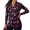 Pink Ribbon, variant on Jeiento Women's Golf Shirts, Moisture Wicking, Halloween Skeleton Sports Tops, Long Sleeve V Neck Quick Dry Sun Protection Top for Halloween, Gym, Yoga and Outdoor Travel