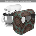 thumbnail image 2 of Oriental Stand Mixer Cover, Pattern with Floral Mandala Motifs Eastern Traditional Colorful Ornament, Kitchen Appliance Organizer Bag Cover with Pockets, 5 Quarts, Multicolor, by Ambesonne, 2 of 4