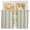 Green, Beige, variant on Kitchen Curtains 54 Inches length, Beige Striped Window Treatment Curtain Drapes, Modern Minimalist Stripes Farmhouse Decorative Window Curtains for Bedroom Cafe, 52"x54", 2 Panels