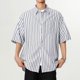 thumbnail image 1 of pstuiky Camisa de manga corta para hombre, Camisa de manga larga vintage informal con solapa y botones a rayas para hombre camisas casuales para hombre l, 1 of 7