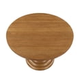 thumbnail image 3 of My Texas House Perry Round Dining Table with Warm Brown Finish and Pedestal Base, 3 of 7