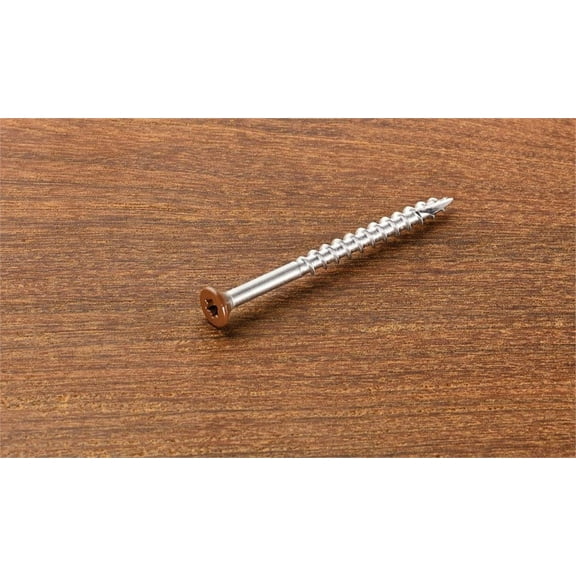 Starborn 5001446 No.10 x 2.5 in. Star Flat Head Stainless Steel Deck Screws, Pack of 350
