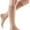 Natural, variant on mediven comfort for Men & Women, 20-30 mmHg Calf High Open Toe Compression Stockings, Natural, I-Petite