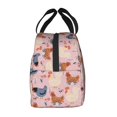 thumbnail image 2 of Lsque Funny Chicken Pattern Lunch Bag Women/Men Insulated Lunch Box,Small Leakproof Cooler Food Lunch Containers Reusable High Capacity Lunch Tote Bags, 2 of 6