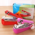 thumbnail image 4 of LEEYNEER Mini Portable Outdoor Handheld Clothes Fabric Manual Stitch DIY Sewing Machine, 4 of 8