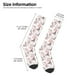 thumbnail image 2 of Fotbe Paris Calcetas Divertidas Estampadas para Hombre y Mujer, Calcetas de Algodón hasta la Rodilla para Caminar, Correr, Enfermería y Embarazo, 2 of 6