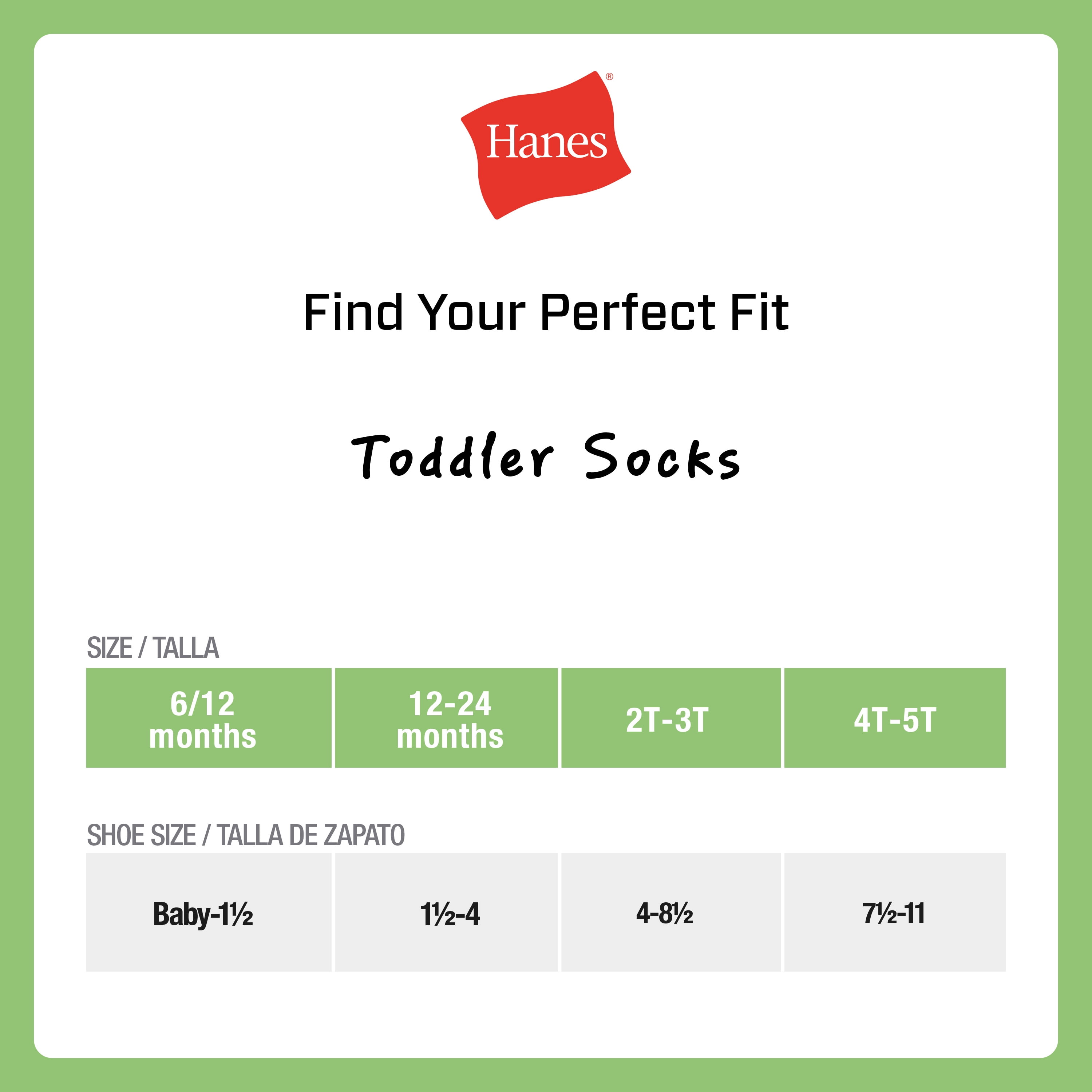 Hanes Girls Low-Cut Socks, 6 Pairs, Pure Comfort SuperSoft Low-Cut Socks for Infant and Toddler Girls