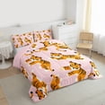thumbnail image 3 of Castle Fairy 2-Piece Twin Size Comforter Set - Cartoon Tiger Kawaii Print, 3 of 8