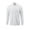 White, variant on Paragon Adult Long Sleeve Mesh Polo - Paragon