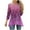 Purple Plus Size Blouse for Women_j, variant on CYMMPU Summer Fashion Shirts 3/4 Sleeve Floral Pattern Round Neck Blouses for Women Dressy Casual Loose Fit Tunic Tops Spring Tops Flare Hem Hide Belly Tops to Wear with Leggings T-Shirts Purple XXL