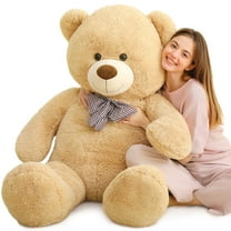 MorisMos Giant Teddy Bear 55" Stuffed Animal Soft Big Bear Plush Toy