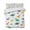 White, variant on Quilts Twin Size Bedding Set, Cartoon Dinosaur Lightweight Quilted Comforter, Watercolor Funny Cute Dino Sun Soft Reversible Bedspread Coverlet with Pillow Covers for All Season, 68" x 86"