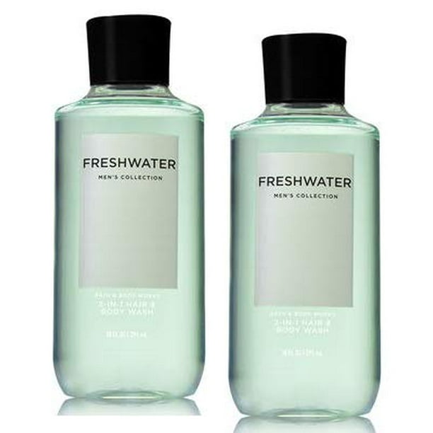 Bath and Body Works Men's Collection Freshwater 2 in 1 Hair and Body