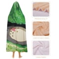 thumbnail image 3 of Totoro Hooded Blanket Poncho, Wearable Hooded Blanket Cozy Soft Warm Plush Fleece Blanket for Adult Women Men, 3 of 7