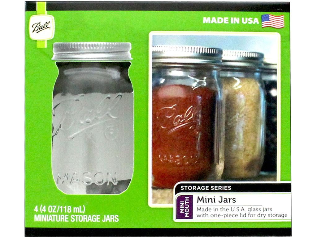 Ball Jar Mini 4oz 4pc