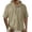 Mens Shirts Beige, variant on Men's Summer Hoodie Pullover Drawstring Button Short Sleeve Solid Color Outdoor Hiking Tops Father's Gift
