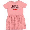 thumbnail image 3 of Inktastic I Love My Godfather Girls Toddler Dress, 3 of 5