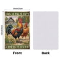 thumbnail image 2 of 1pc "Chickens Make Me Happy Humans Make My Head Hurt" Funny Chicken Metal Tin Sign 12x8in/30x20cm Rooster and Hen Art Plaque Poster Wall Decor for Outdoor Yard Garden Chicken Coop Shed, 2 of 7