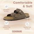 thumbnail image 5 of Cushionaire Plano Slip-On Sandals for Women 2025 with Arch Support, Adjustable Buckle Straps, and Stitched Outsole – Casual Flat Summer Womens Sandals, 5 of 22