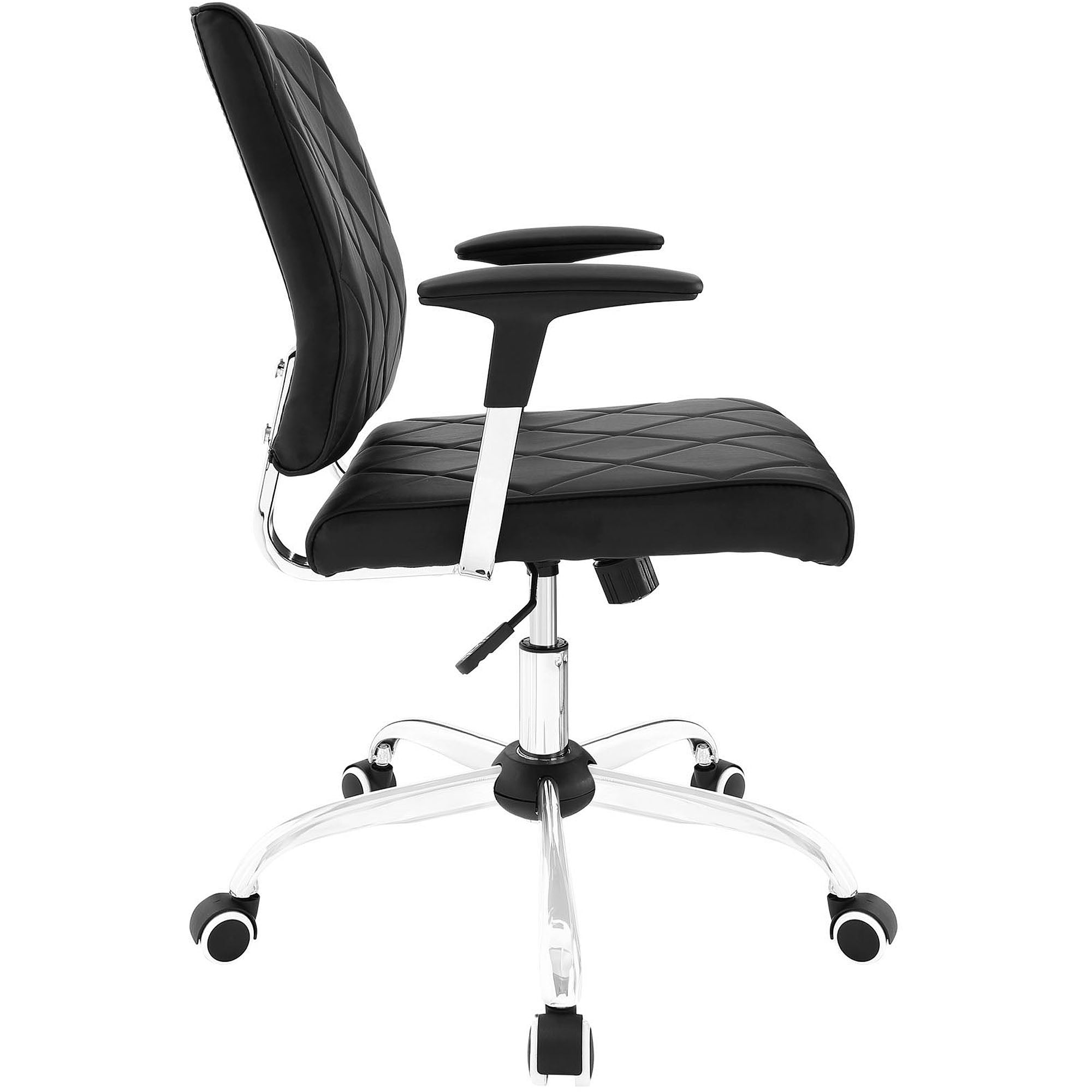 modway lattice leatherette office chair multiple colors