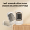 thumbnail image 3 of Fnochy Space Heater for Indoor Use, 1200W Fast Electric Portable Ceramic Heaters with Thermostat, 2 Modes, Room Heater for Office Bedroom Use, Upgraded, 3 of 6