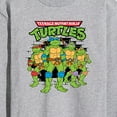thumbnail image 3 of Teenage Mutant Ninja Turtles - Group Logo Brick Wall - Men's Long Sleeve T-Shirt, 3 of 5