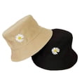thumbnail image 1 of Sombrero de pescador para verano, para viajes, playa, sombrero para el sol, bordado, 1 of 5