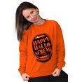 thumbnail image 3 of Happy Halloween Spooky Scream Pun Unisex Plus Fleece Graphic Sweatshirt Brisco Brands 2X, 3 of 5