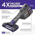 thumbnail image 2 of Black+Decker Dustbuster Aspiradora de mano para mascotas, sin cable, AdvancedClean+, gris (HHVK515JP07) (renovado), 2 of 5