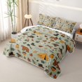thumbnail image 3 of Erosebridal Happy Camping Adventure Twin Quilt Set,Rustic Cabin Jungle Bear Twin Coverlet Set For Kids,2 Pieces, 3 of 7