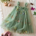 thumbnail image 2 of Toddler Girl Dresses Sleeveless Embroider Princess Dance Party Floral Tulle Clothes Dress for Girl Size 2-3T, 2 of 4