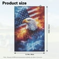 thumbnail image 7 of Yuyamidu Eagle Golf Towel, USA Flag Large Size Golf Cleaning Towel, Absorbent Towels for Golf Bags, Carts and Clubs, Easy-Clean, 7 of 7