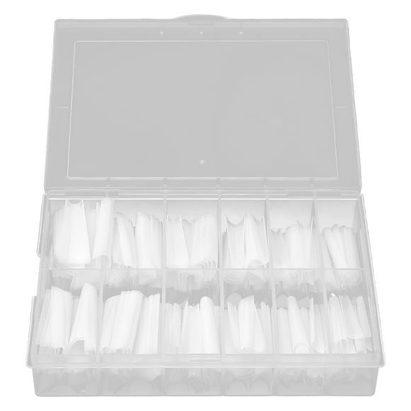 240pcs Extra Long False Nail Tips French Nails for DIY Nail Salon