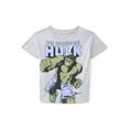 thumbnail image 3 of Marvel Hulk Toddler Boys Graphic Tee with Short Sleeves, Sizes 12M-5T, 3 of 5