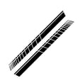 thumbnail image 6 of HYDa 2Pcs/Set Racing Stripes Car-Styling Vehicle Body Side Decals Stickers Decoration, 6 of 7