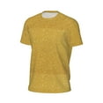 thumbnail image 6 of Wukai Gold Shiny Print Men's Short-Sleeved Mesh T-Shirt,Quick-Dry Short Sleeve Workout T-Shirt-4X-Large, 6 of 8
