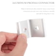 thumbnail image 4 of Mobutofu 10Pack Aluminum Profile Accessories L Shape Connection Pressed Angle Brackets for Robotics Projects 4x4cm, 4 of 4
