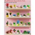 thumbnail image 3 of Building Blocks serie OundArm Succulents Blind Box Box, 2 unidades, 3 of 6