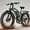 M7 Green, variant on 26" Electric Bike for Adult,5000w Dual Motors,up 100 Miles 52V 25Ah Ebike,26" x 4.0 Fat Tire Adult Bicycles for All Terrain,Mountain Commuter UL2849