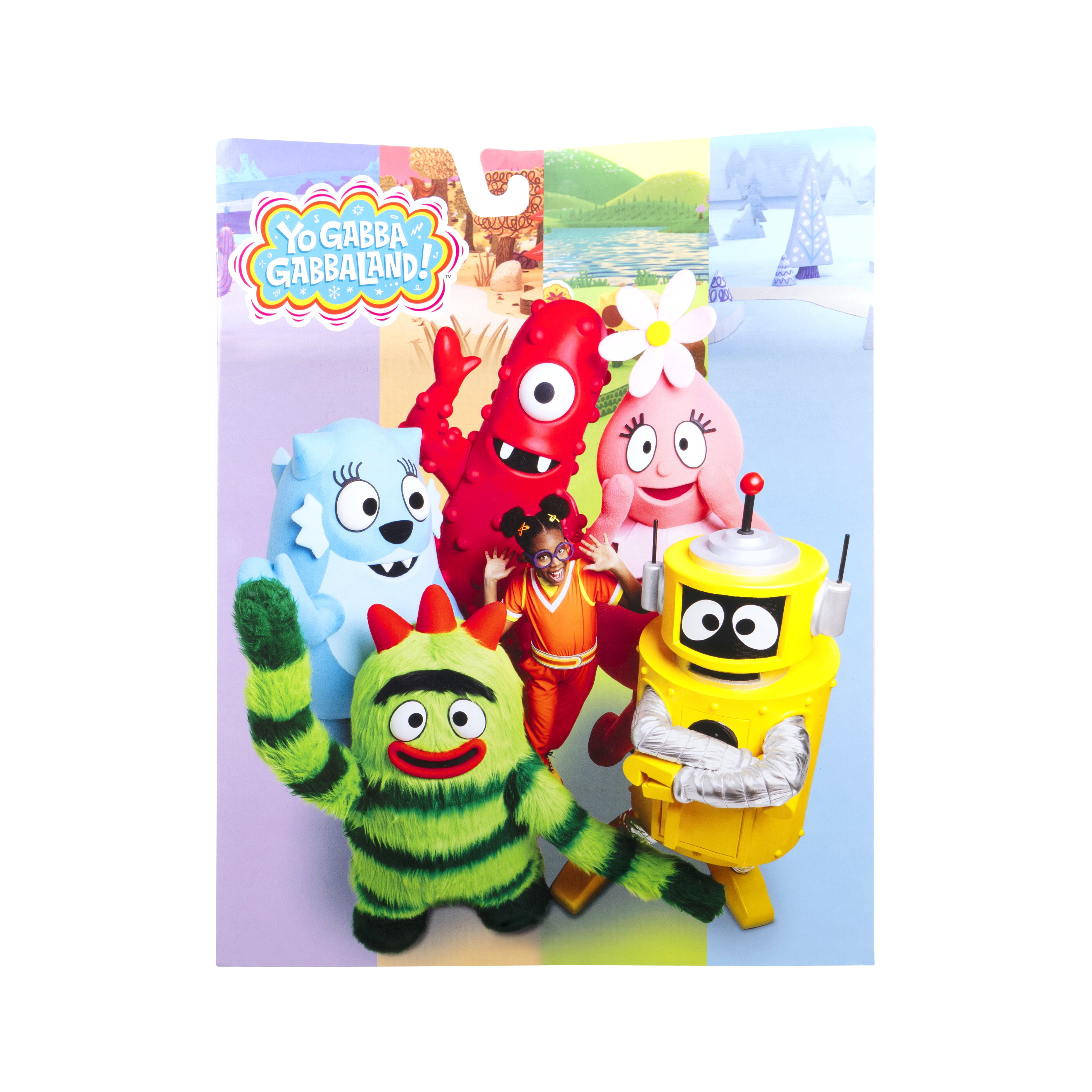 Yo Gabba Gabba! Friends - Includes Articulated 3 inch Figures—Muno, Foofa, Plex, Toodee, & Brobee