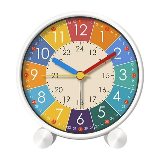 Reloj despertador analógico de cabecera Gloria para niños movimiento silencioso portátil 8 cm x 5 cm x 9 cm