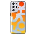 thumbnail image 1 of MUNDAZE Samsung Galaxy S21 Ultra Shockproof Clear Hybrid Protective Phone Case Orange Yellow Clear Funny Text Quote Fosho Cover, 1 of 5