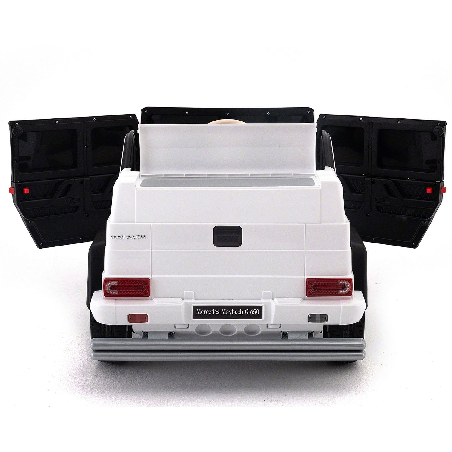 Moderno Kids White 12 V Mercedes Maybach G650 Powered Ride-On