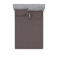 thumbnail image 2 of Ambesonne Geometric Fitted Sheet & Pillow Sham Set, Checkered Boards Cubic, Twinxl, Multicolor, 2 of 3