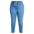 thumbnail image 4 of Terra & Sky Women's Plus Pull On Skinny Jegging Pants with Control Panel, Sizes 0X-5X, 4 of 5