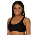 thumbnail image 4 of Fruit of the Loom Women's Front Comfort Front Close Cotton Sports Bra, 2-Pack, 4 of 11